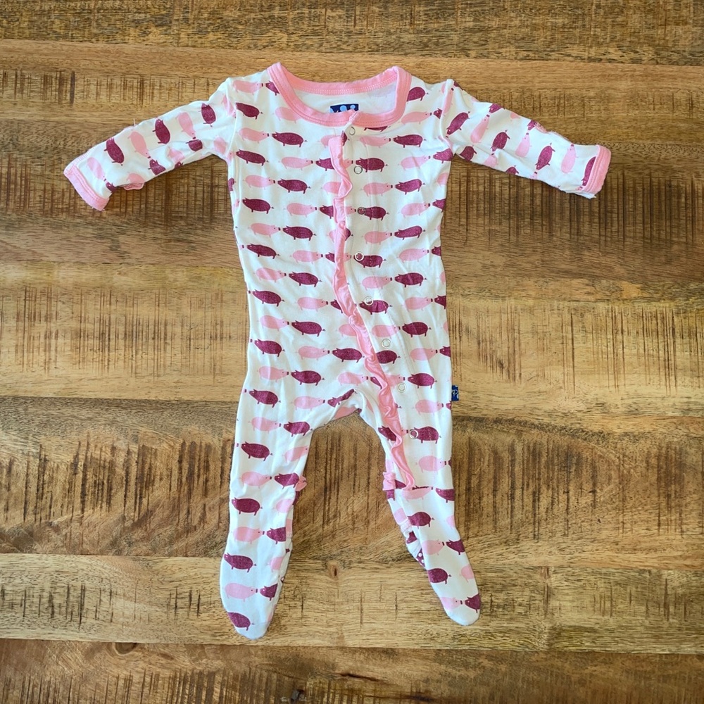 Pink Pig Kickee Pants Footies